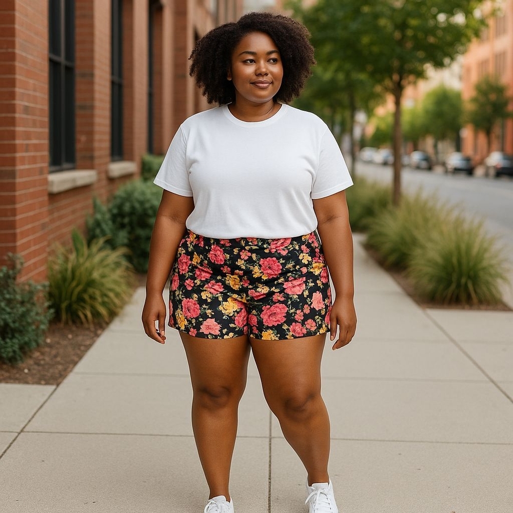 🔥 BUNDLE DEAL: 3/$25 OR 5/$50 INC INC High Waist Black and Red Shorts Size 12